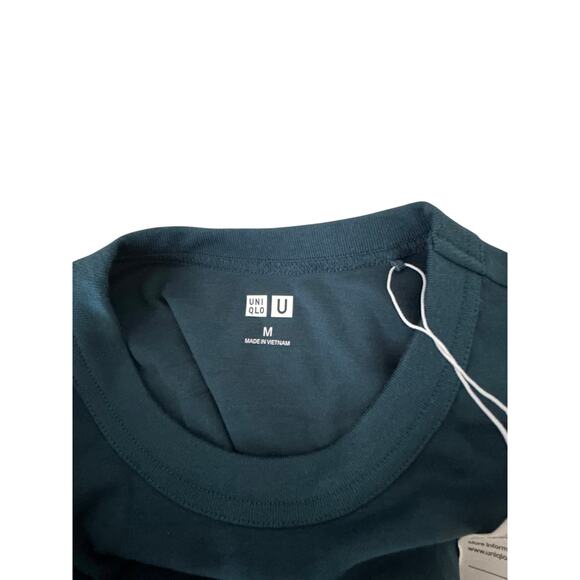 Uniqlo U Crewneck Shortsleeve Blue Tshirt Size Medium NWT - Picture 6 of 6